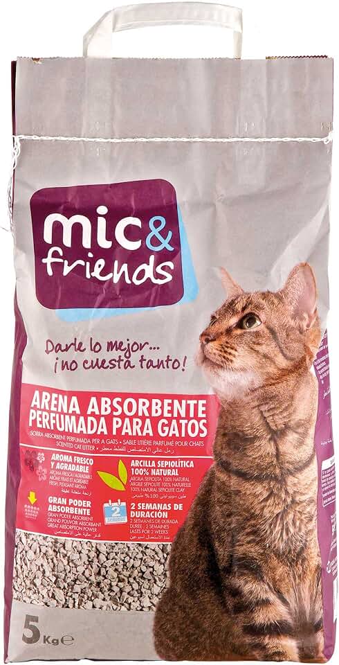Mic&Friends Arena absorbente perfumada para gatos