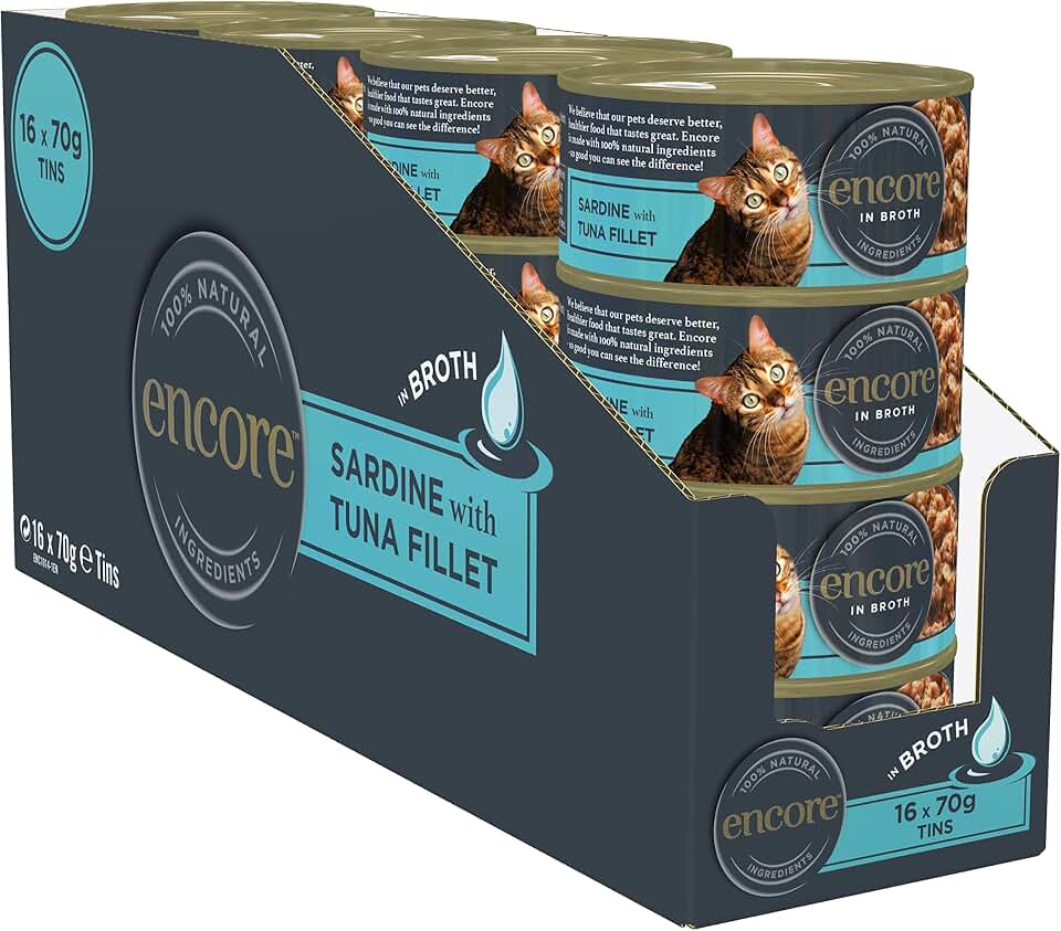 Encore Premium Comida Húmeda Gatos 100% Natural Sardina