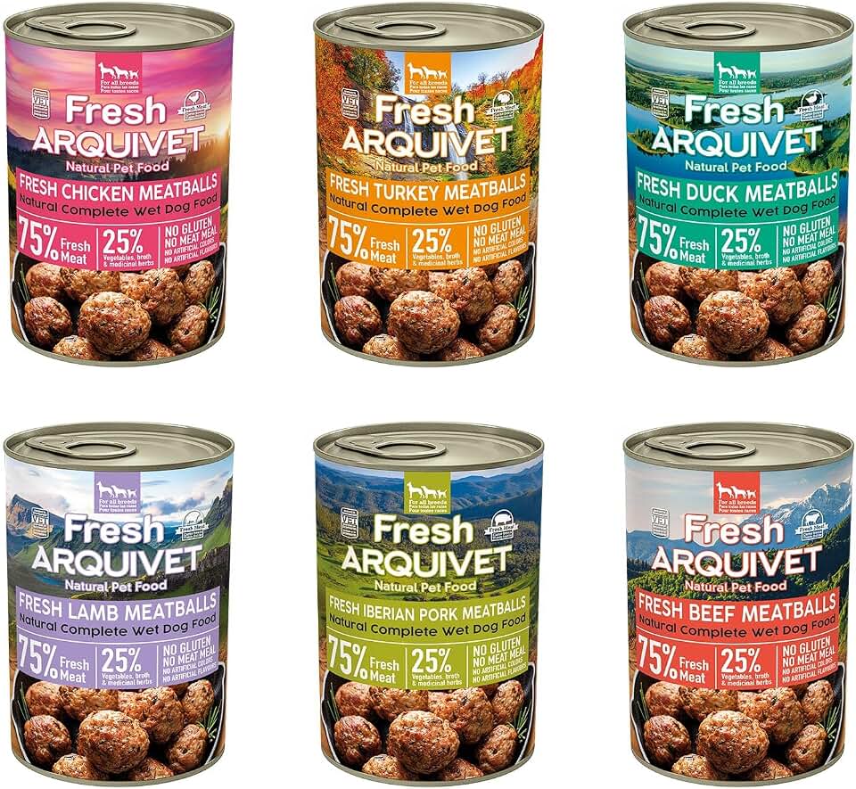 Arquivet Fresh Meatballs 400g Variety Pack 6 sabores