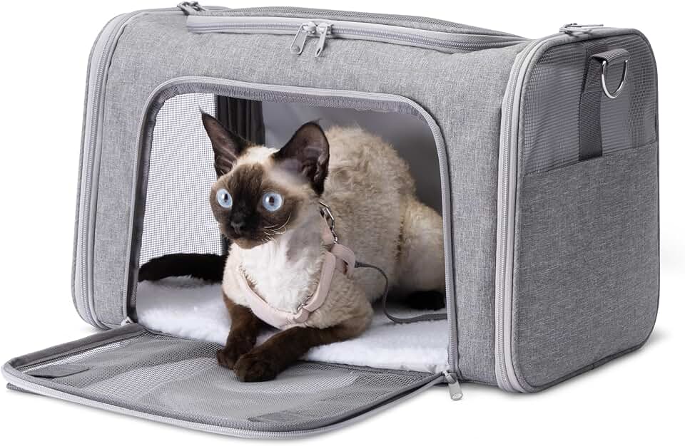 Amazon Basics Transportín Suave Aprobado Aerolíneas