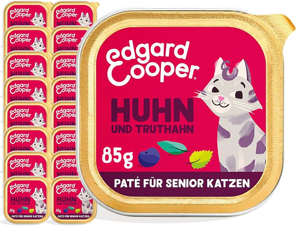 Edgard Cooper Comida húmeda para Gatos Senior Pavo 85 g x