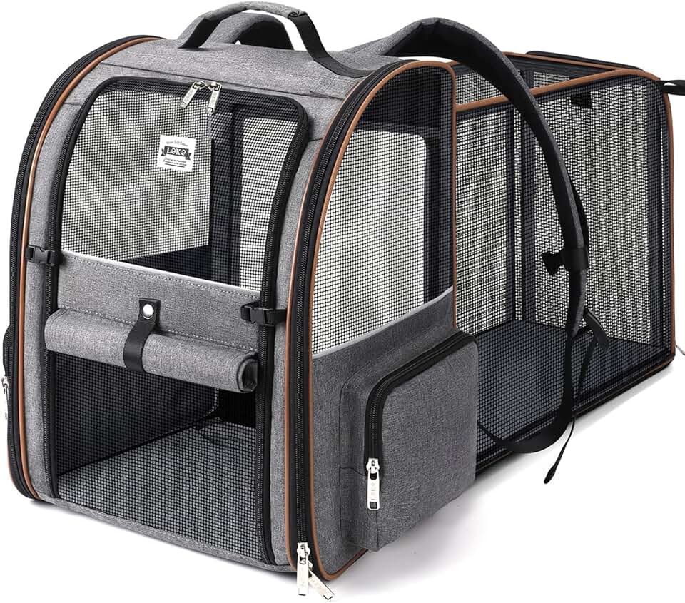 Transportín Extensible 4 Entradas con Arnés Interno