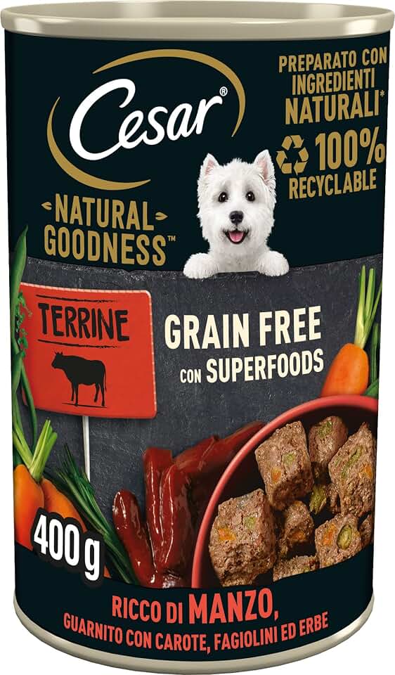 Cesar Natural Goodness Comida Húmeda Perros Carne y Verduras