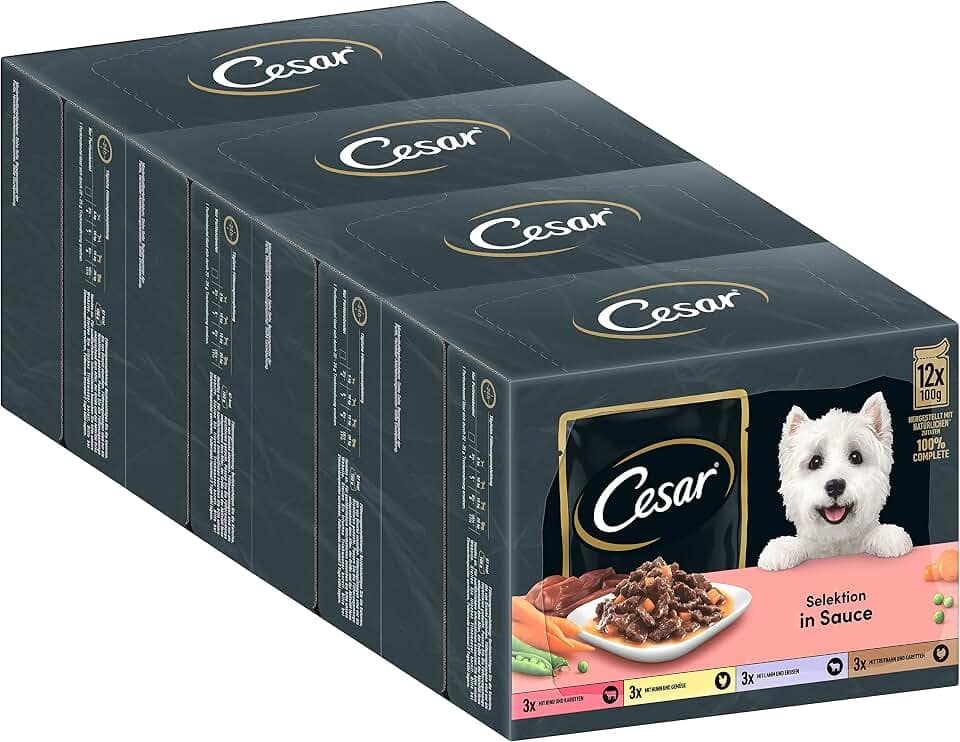 Cesar Comida Húmeda Perros Adultos selección en Salsa